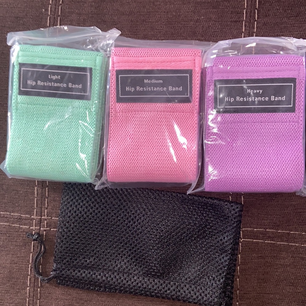 3 Workout Resistance Bands - Picture 1 of 6